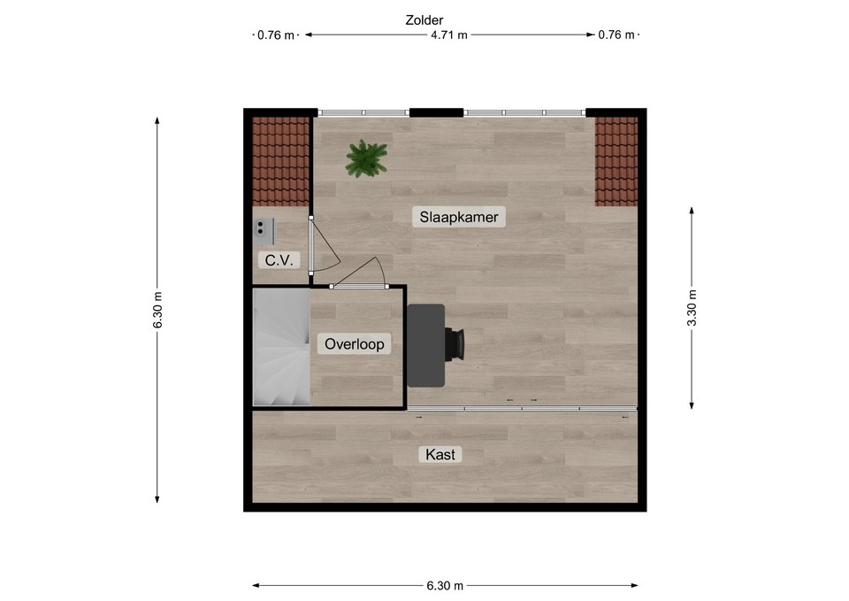 Tussenwoning te koop: Arnoldus Verschurenstraat 1A, Waspik
