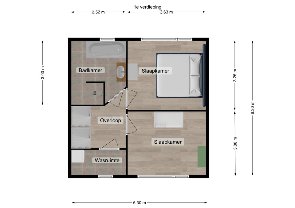 Tussenwoning te koop: Arnoldus Verschurenstraat 1A, Waspik