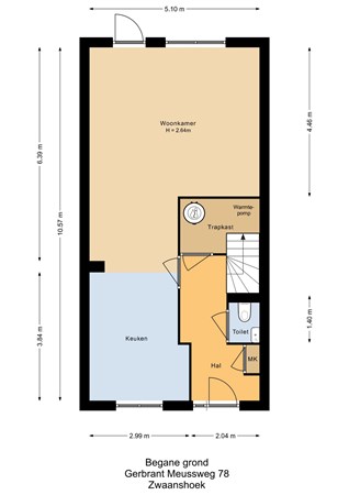 Gerbrant Meussweg 78, 2136 NE Zwaanshoek - Begane grond.jpg