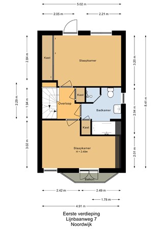 Lijnbaanweg 7, 2201 LC Noordwijk - Eerste verdieping.jpg