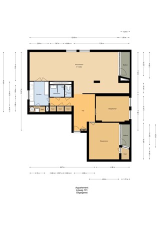 Lijtweg 101, 2341 HB Oegstgeest - Lijtweg 101 - Appartement - 2D.jpg