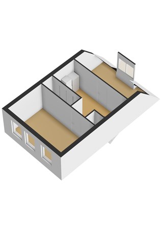 Lebeauhof 43, 2316 LB Leiden - Lebeauhof 43_Tweede verdieping - 3D.jpg