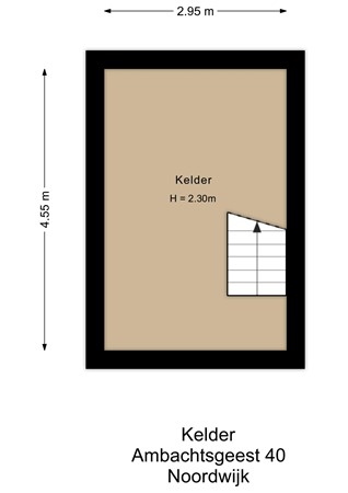 Ambachtsgeest 40, 2201 JW Noordwijk - Kelder - 2D.jpg