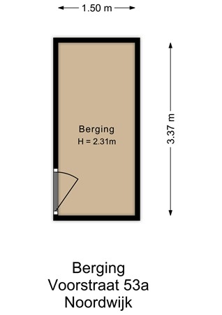 Voorstraat 53A, 2201 HM Noordwijk - Voorstraat 53a_Berging.jpg