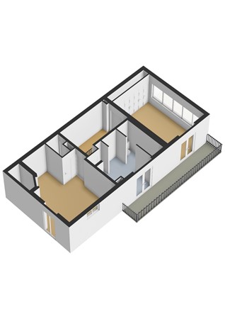 Picképlein 6, 2202 CL Noordwijk - Eerste verdieping - 3D.jpg