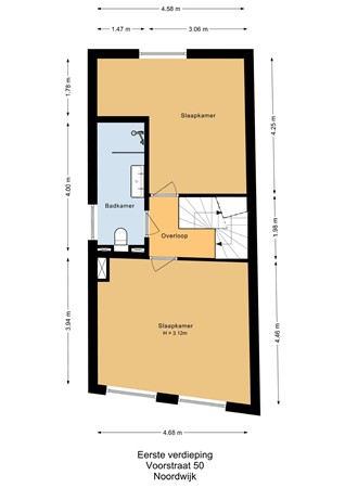 Voorstraat 50, 2201 HW Noordwijk - Eerste verdieping.jpg