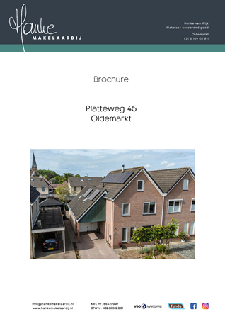 Brochure preview - Brochure - Platteweg 45, Oldemarkt.pdf