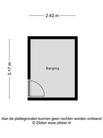 Wogmeerstraat 20, 2131 ZJ Hoofddorp - 448485_2D_Berging_Wogmeerstraat_20_Hoofddorp_02.jpg