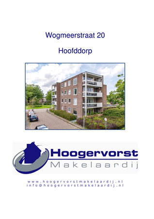 Brochure preview - Brochure Wogmeerstraat 20 Hoofddorp.pdf