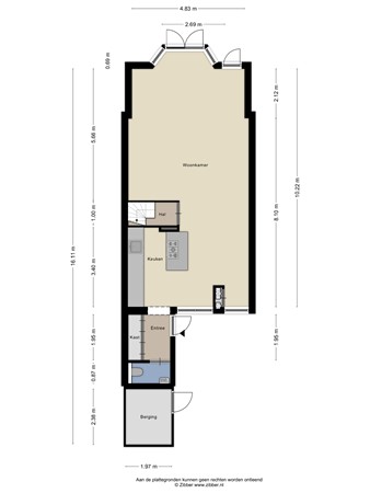 Dopheidestraat 20, 2165 VP Lisserbroek - 457086_2D_Begane_Grond_Dopheidestraat_20_Lisserbroek_01.jpg