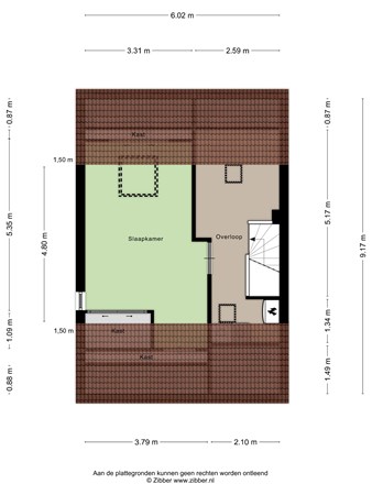 Torkruidstraat 37, 2165 XL Lisserbroek - 463219_2D_Tweede_verdieping_Torkruidstraat_37_Lisserbroek_03.jpg