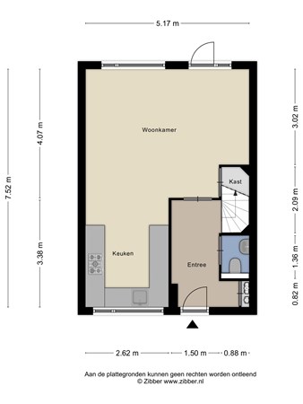 Bremstraat 16, 2165 CA Lisserbroek - 466998_2D_Begane_grond_Bremstraat_16_Lisserbroek_01.jpg