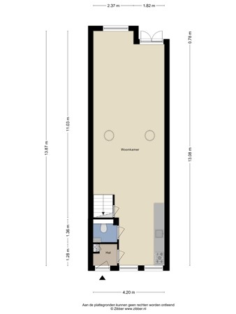 Nagtzaamstraat 59, 2032 TD Haarlem - 483953_2D_Begane_Grond_Nagtzaamstraat_59_Haarlem_01.jpg