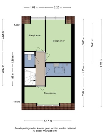 Nagtzaamstraat 59, 2032 TD Haarlem - 483953_2D_Tweede_Verdieping_Nagtzaamstraat_59_Haarlem_03.jpg