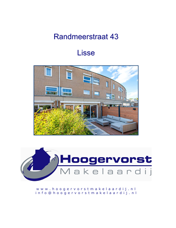 Brochure preview - Brochure Randmeerstraat 43 Lisse.pdf