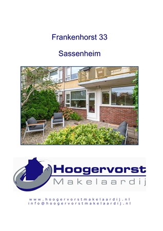 Brochure preview - Brochure Frankenhorst 33 Sassenheim.pdf