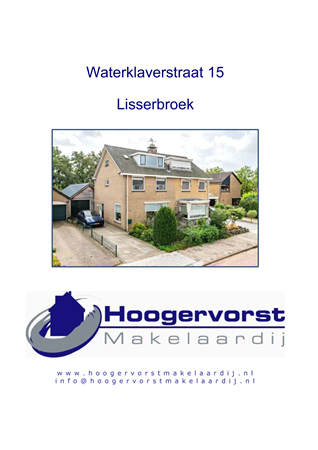 Brochure preview - Brochure Waterklaverstraat 15 Lisserbroek.pdf