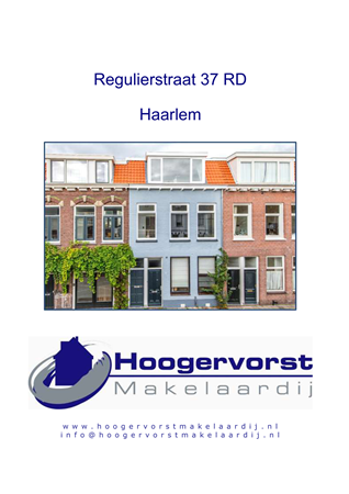 Brochure preview - Brochure Reguliersstraat 37RD Haarlem.pdf