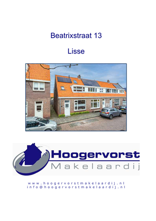 Brochure preview - Brochure Beatrixstraat 13 Lisse.pdf