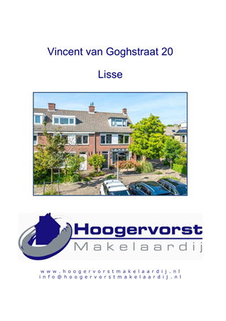 Brochure preview - Brochure Vincent van Goghstraat 20 Lisse.pdf
