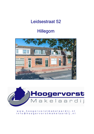 Brochure preview - Brochure Leidsestraat 52 Hillegom.pdf