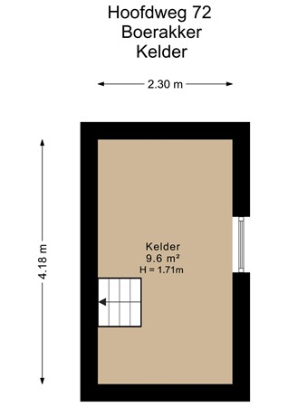 Hoofdweg 72, 9362 RB Boerakker - Kelder - 2D.jpg
