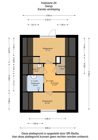 Inialoane 24, 9263 RD Garyp - Eerste verdieping - 2D.jpg