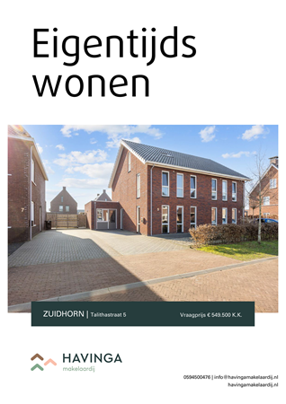 Brochure preview - Talithastraat 5, 9801 WS ZUIDHORN (1)