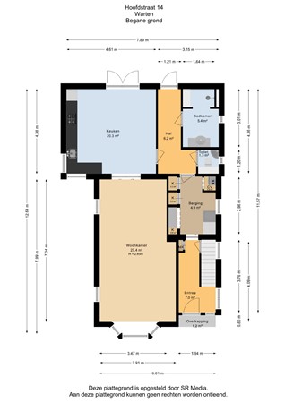Hoofdstraat 14, 9003 LJ Warten - Begane grond - 2D.jpg