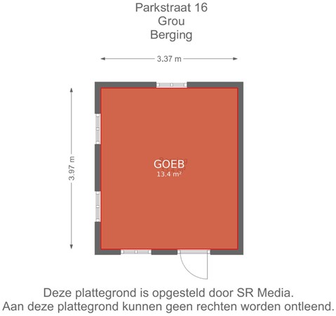 Parkstraat 16, 9001 AT Grou - Berging - markings.jpg