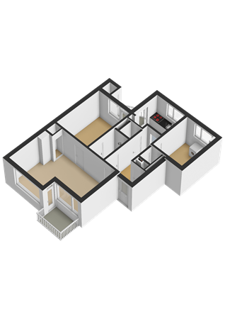 Adriaan van Ostadestraat 5, 9718 RR Groningen - Appartement - 3D.png
