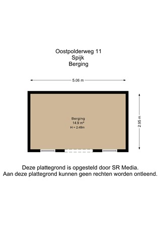 Oostpolderweg 11, 9909 TH Spijk - Berging - 2D.jpg