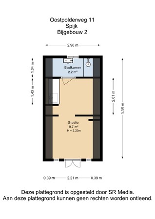 Oostpolderweg 11, 9909 TH Spijk - Bijgebouw 2 - 2D.jpg