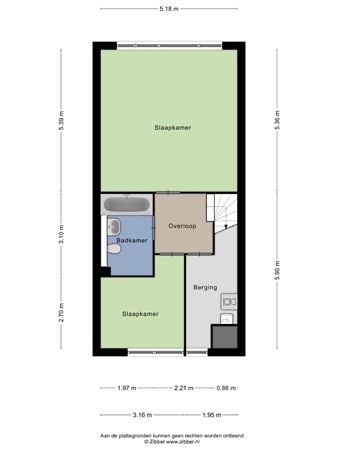 Floorplan - Steenvoordelaan 490, 2284 EK Rijswijk