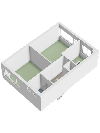 Floorplan - Sir Winston Churchillln 448, 2285 SM Rijswijk