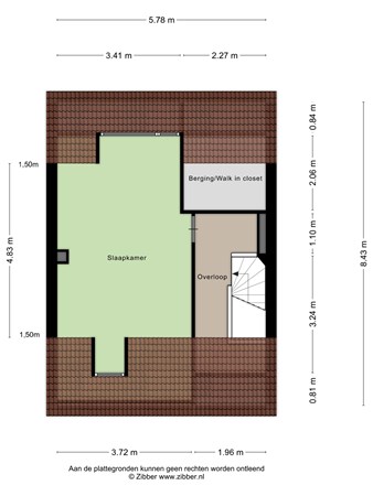 Floorplan - Sir Winston Churchillln 448, 2285 SM Rijswijk