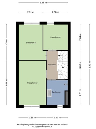 Floorplan - Du Meelaan 173, 2722 ZT Zoetermeer