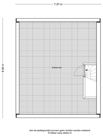 Floorplan - Chris Van Abkoudestraat 21, 2321 WW Leiden