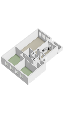 Floorplan - Gerrit van der Veenlaan 233, 2552 WJ Den Haag
