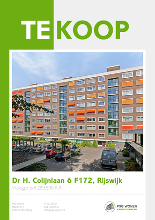 Brochure preview - Dr H. Colijnlaan 6-F172, 2283 XM RIJSWIJK (1)