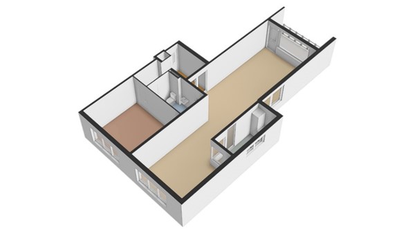 Floorplan - Dr H. Colijnlaan 6F172, 2283 XM Rijswijk
