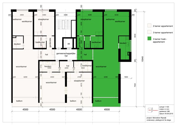 Floorplan - Dr H. Colijnlaan 6F172, 2283 XM Rijswijk
