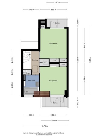 Floorplan - Haagweg 30, 2282 AA Rijswijk