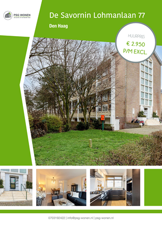 Brochure preview - De Savornin Lohmanlaan 77, 2566 AJ DEN HAAG (1)