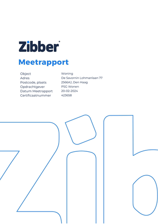 Brochure preview - Meetrrapport De Savornin Lohmanlaan 77 Den Haag.pdf