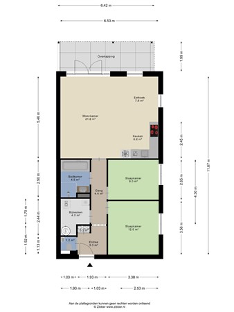 Floorplan - Molenstraat 27C, 2471 AA Zwammerdam