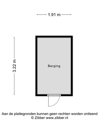 Floorplan - Aart van der Leeuwkade 124, 2274 LD Voorburg