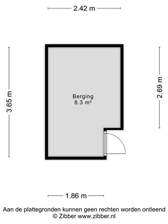 Floorplan - Laan van de Mensenrechten 108, 2552 NT Den Haag