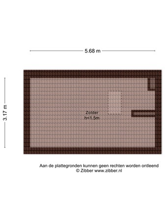 Floorplan - Paulus Potterlaan 15, 2282 GD Rijswijk