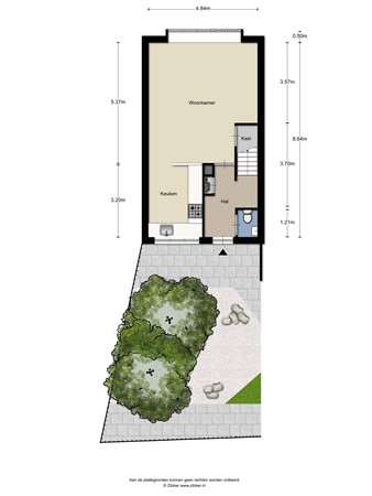 Floorplan - Nieuwe Haven 163, 2511 XJ Den Haag
